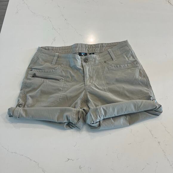 Kuhl Kliffside Air Roll-up Khaki Shorts Outdoors Hiking Size 6 - Picture 3 of 13